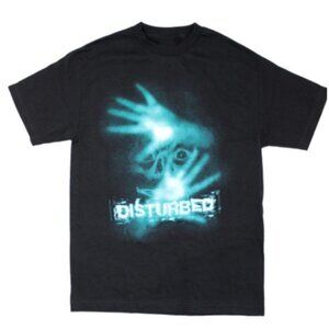 Disturbed Band Tour T-Shirt Heavy Metal Rock Concert Fan Tee 92